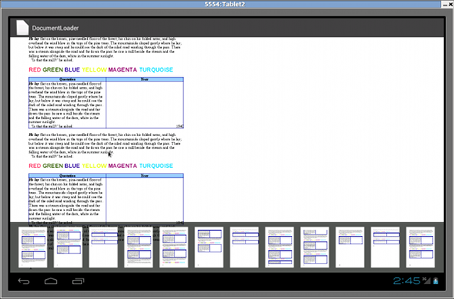 LibreOffice Android, Document viewer